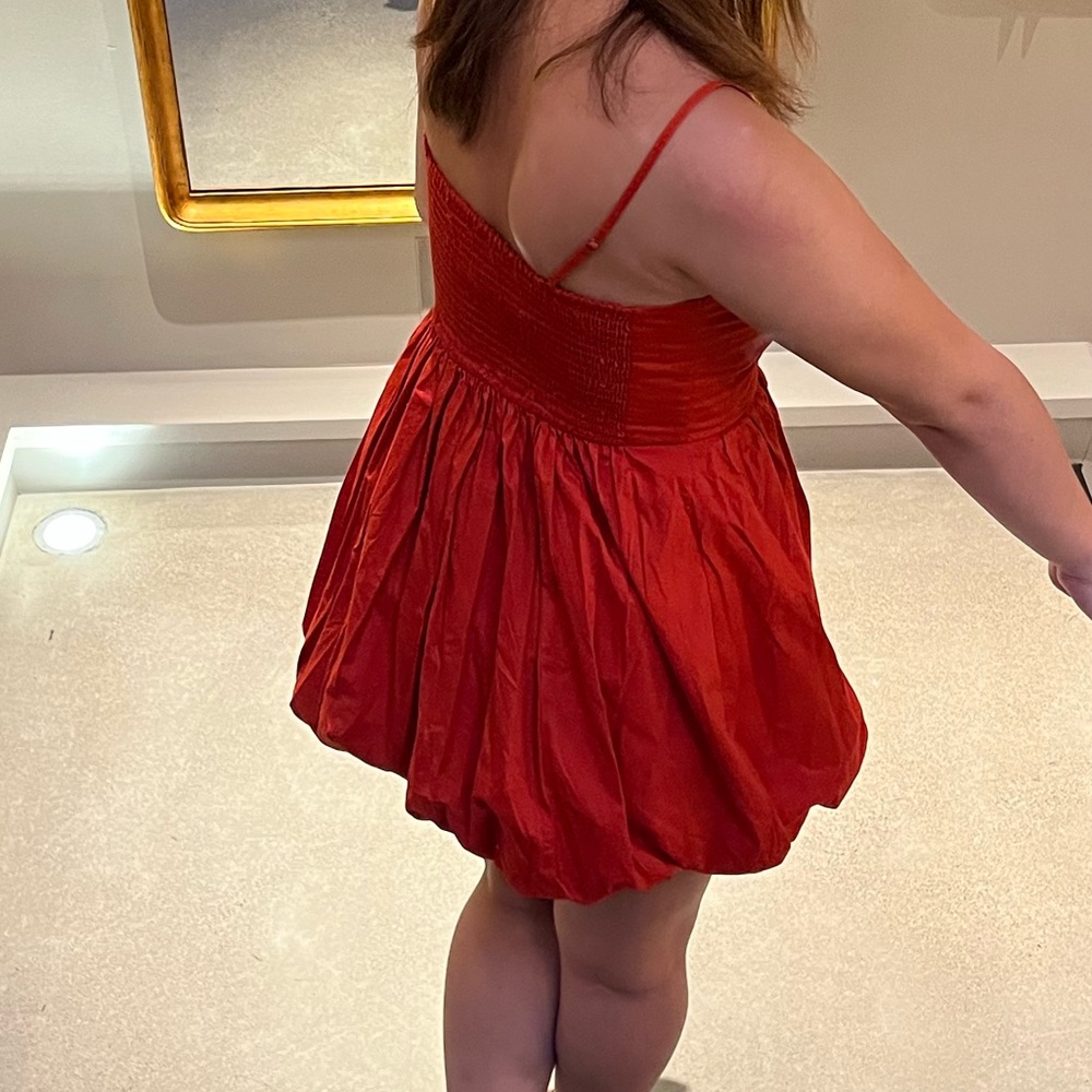 Red dress